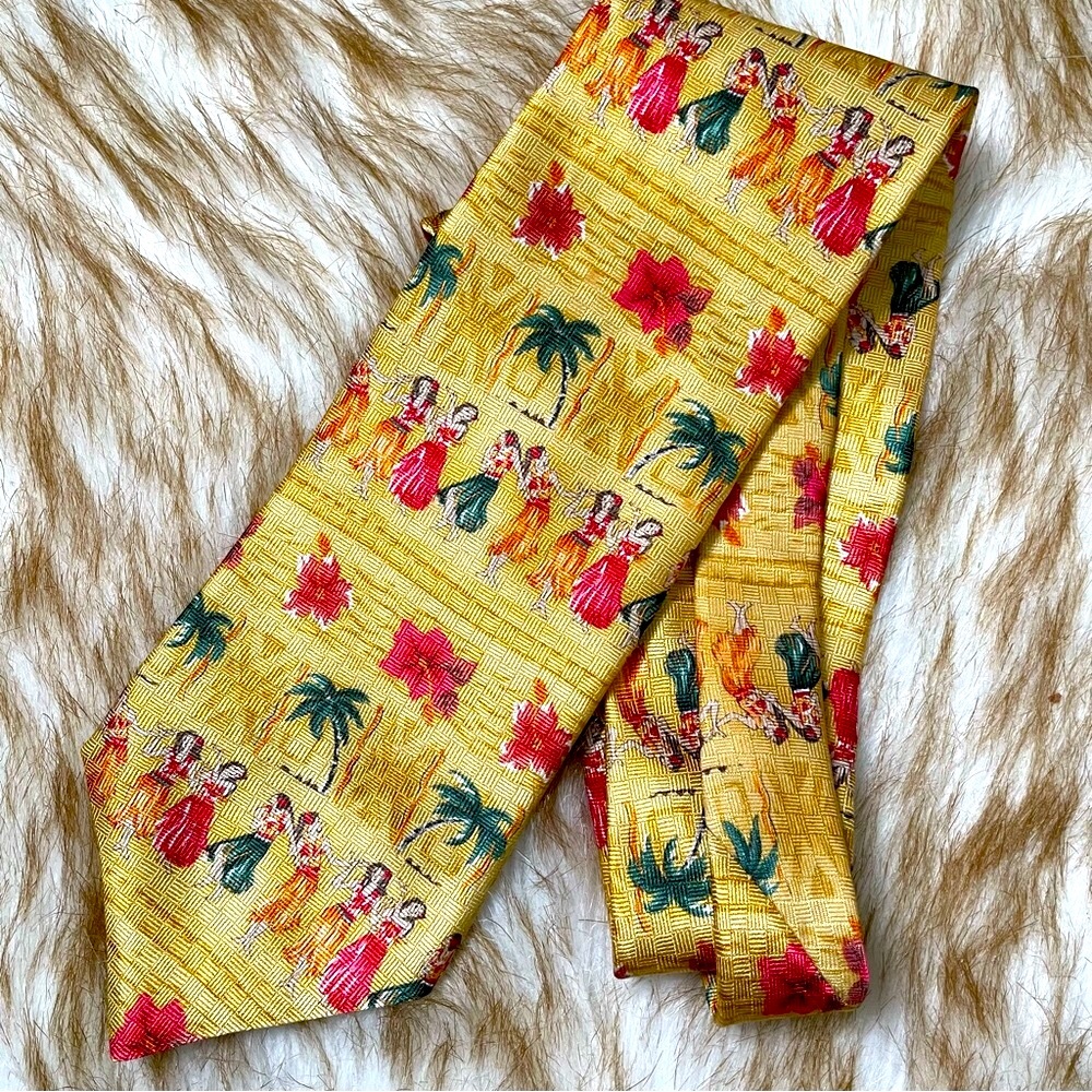 Tropical by Tango silk tie